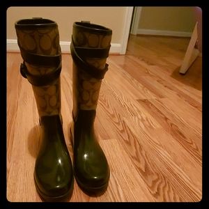 Coach Rain Boots Used